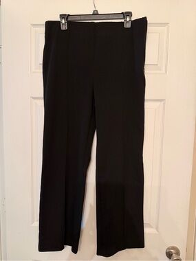 Ann Taylor Black Straight-Leg Dress Pants